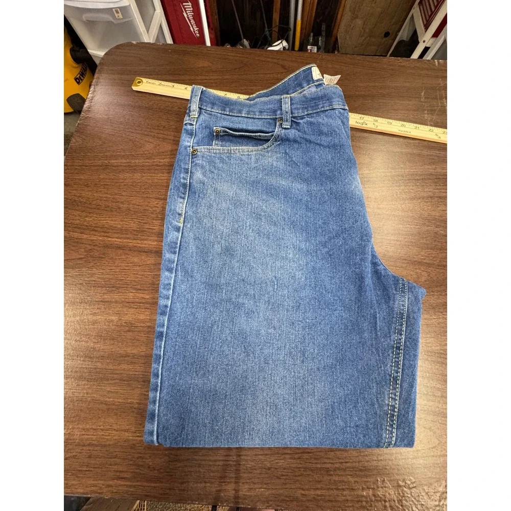 Duke Jeans Blue Authentic Fit Straight Leg Denim Pants Style 025 40/M Mens